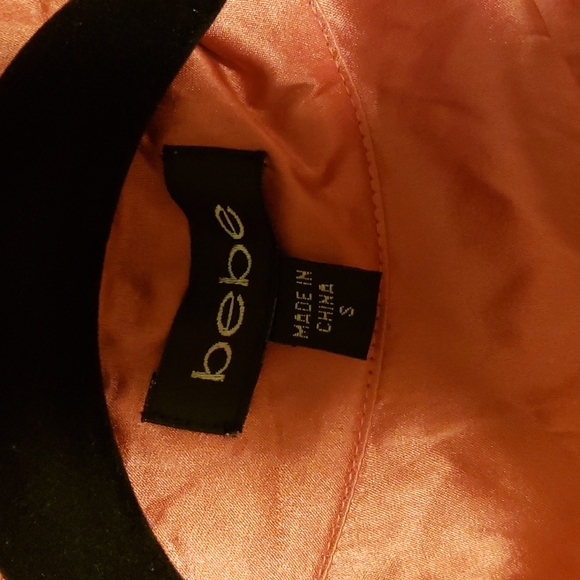 Bebe rose pink silk blouse - Picture 7 of 10